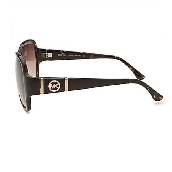 Michael Kors MK Grayson vintage oversized square tortoise sunglasses + case